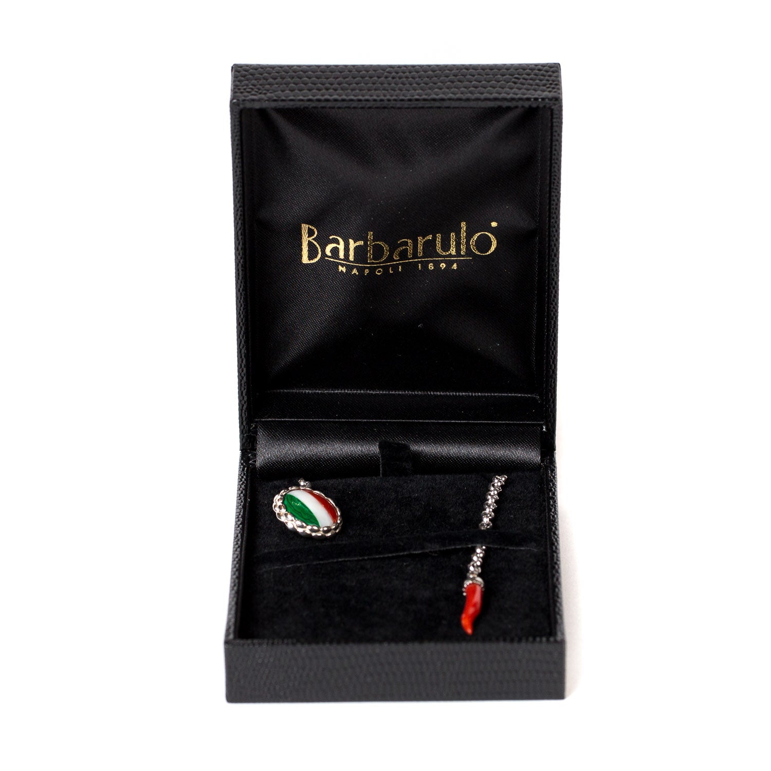Knopflochkette "Le Royal Italy" aus Sterling Silber - Handarbeit